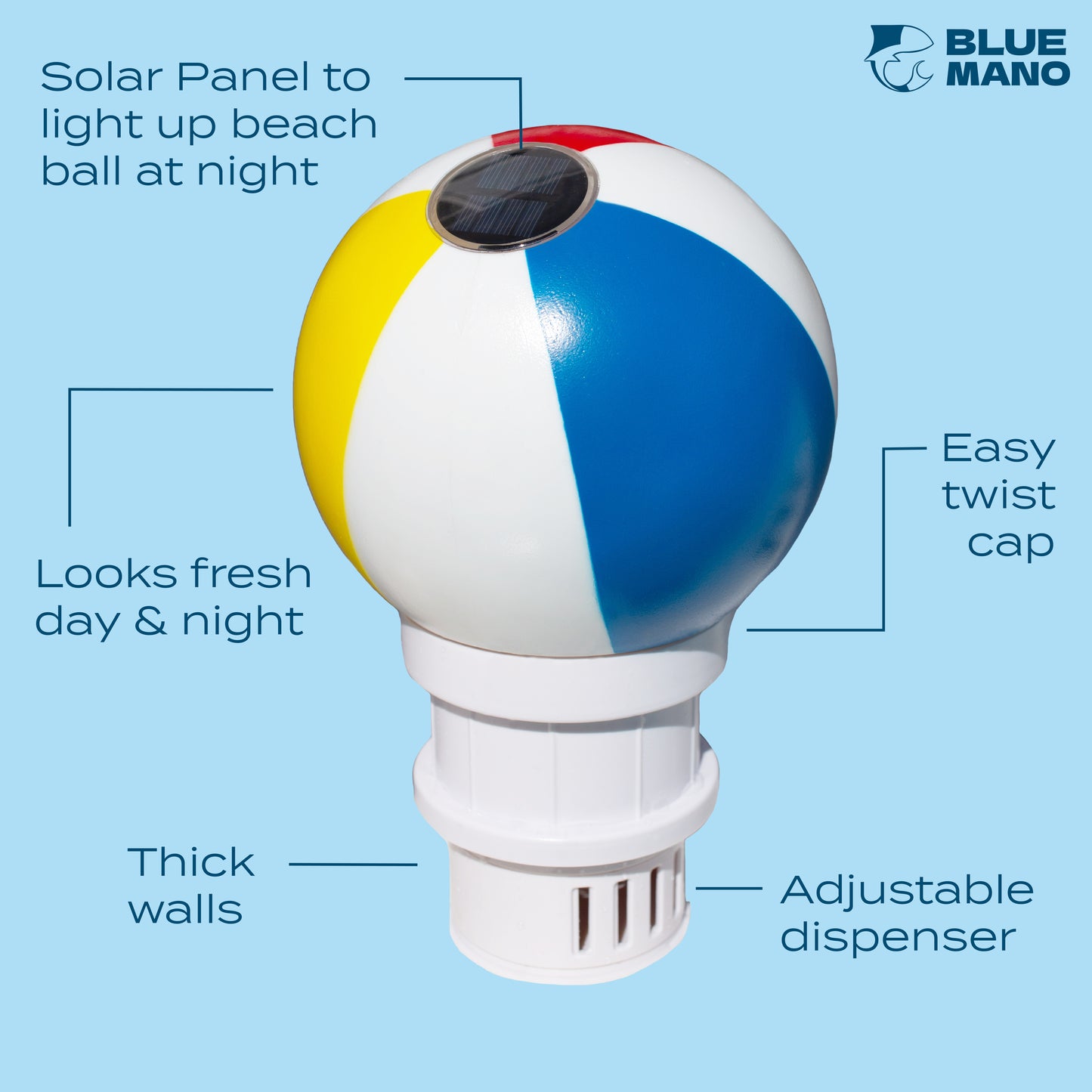 Solar Light Up Beach Ball